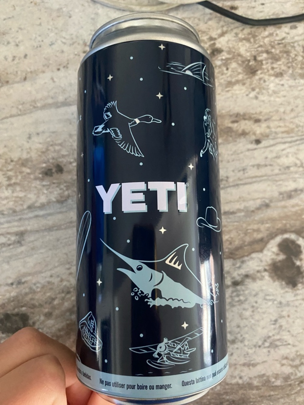 Yeti stash can